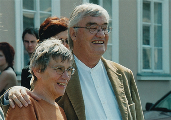 Mechthild und Peter Härtling zu  Besuch in Zwettl